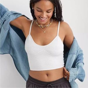 NWT Aerie Take Charge Corset Sweater Tank